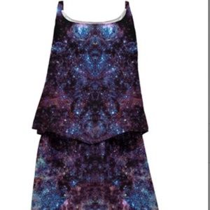 NWT Girls Galactic Dress by Mr. Gugu & Miss Go 8/10